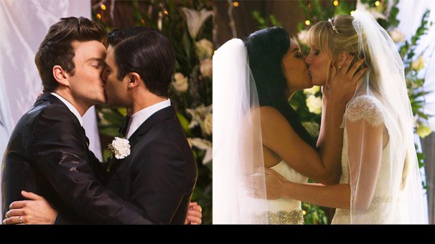 The Glee double wedding