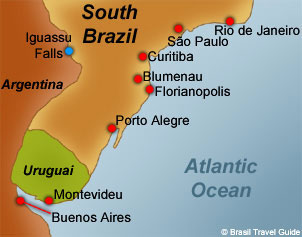 map-of-south-brazil
