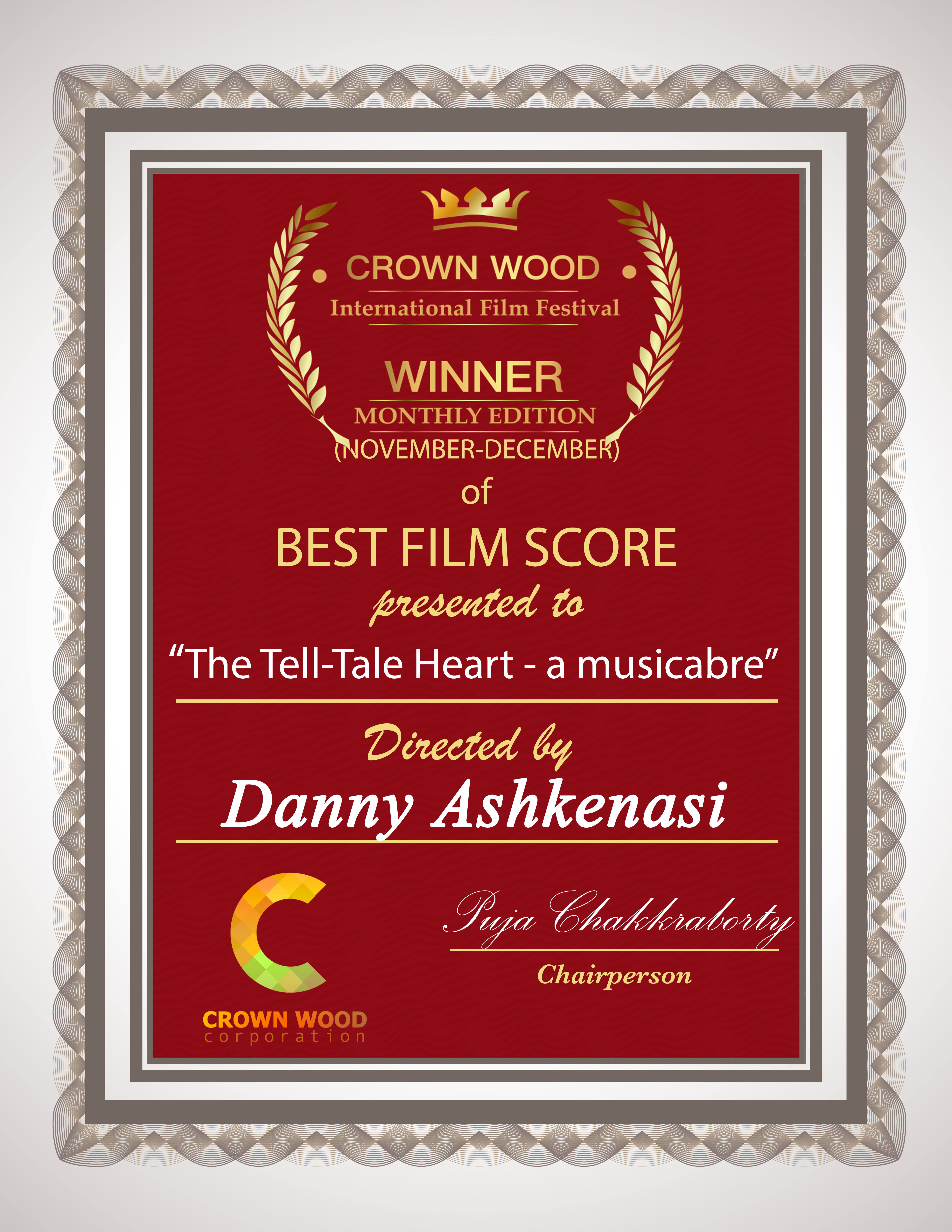 CW BEST FILM SCORE THE TELL