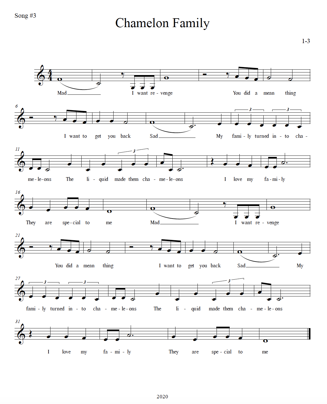 1-3 song 3